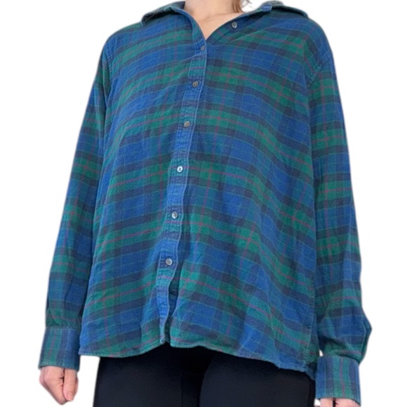 Blue Flannel Button Down - Picture 3 of 14